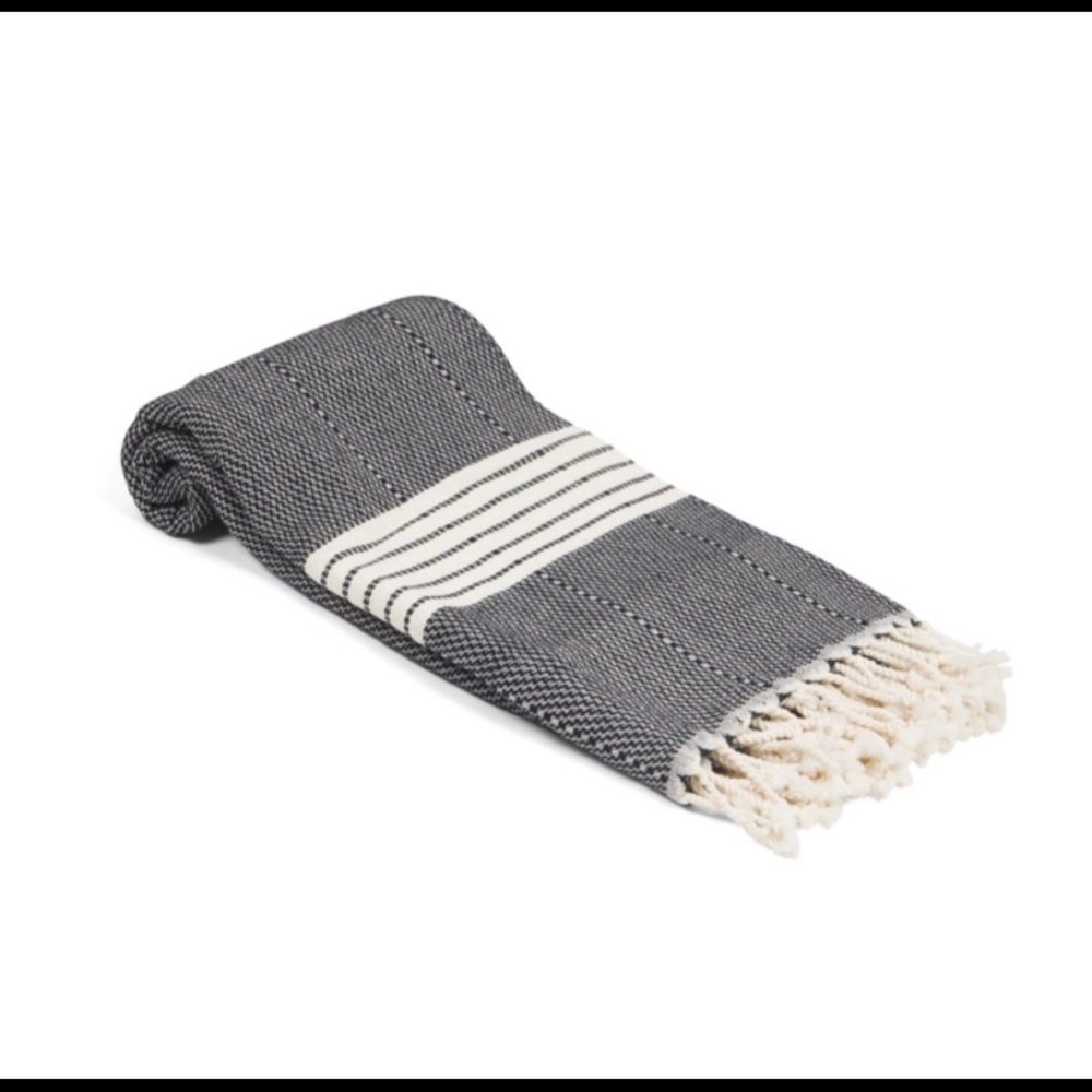 Olive and Linen Turkish towel